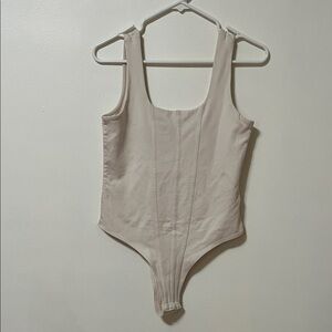 Beige One Piece Bodysuit!